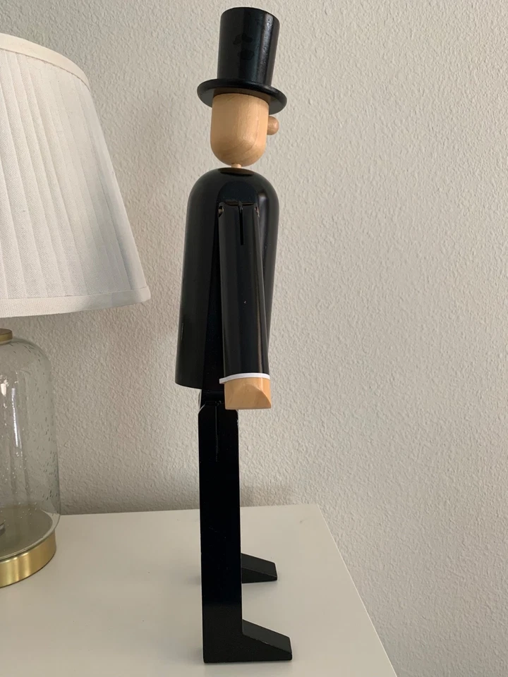 Burberry Christmas Window Tuxedo Man Display wooden Soldier Prop Puppet RARE! - Image 4 of 4