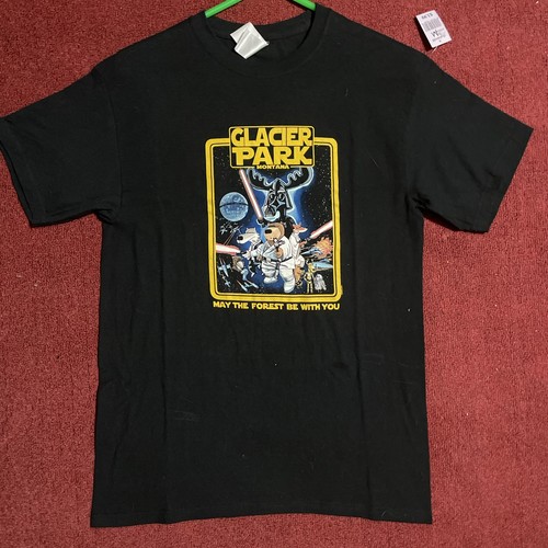 The Duck Co May The Forest Be With You Glacier Park Montana Shirt Medium