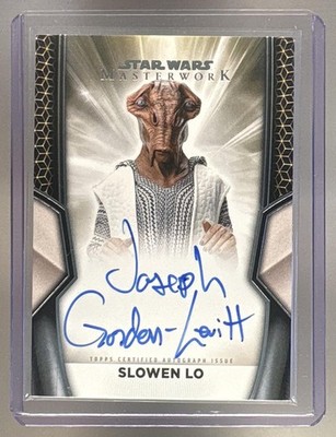 2025 Topps Star Wars Masterwork Joseph Gordon-Levitt as Slowen Lo #A-JGL Auto