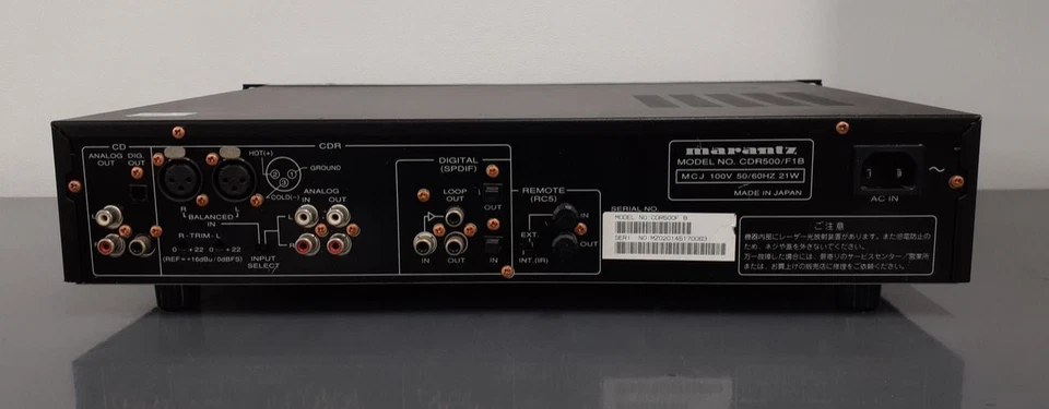 Marantz CDR500/U1B Professional Audio CD Recorder Player AC100V 50Hz/60Hz Japan - Image 2 of 2