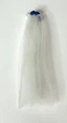Vintage Barbie Clone BRIDE'S Wedding Gown Veil With Blue Flowers