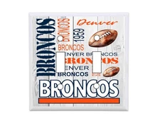 Denver Broncos Subway Art Standard Double Light Switch Cover NFL Football wall
