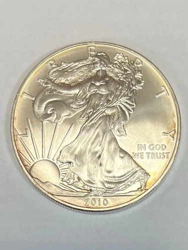 2010 US American Eagle Walking Liberty Uncirculated 1 Oz. Silver Dollar Coin
