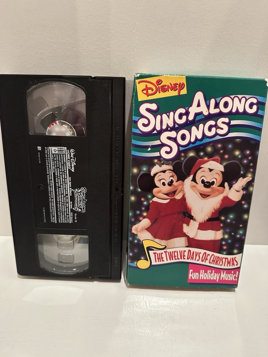 5 Disney Sing Along Songs VHS tapes Zip-a-dee-doo-dah Dalmatians