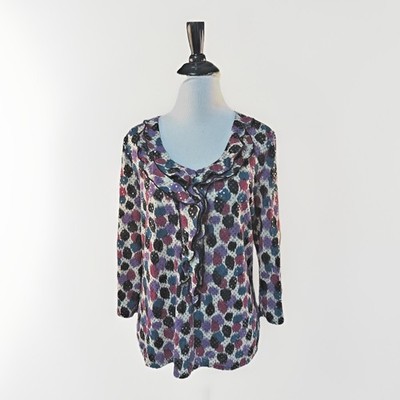 Rafaella Studio Top tunic pullover petite Medium Long Sleave