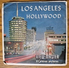 Vintage Los Angeles Hollywood View Master Packet A181 3 Reel Set Sawyer's