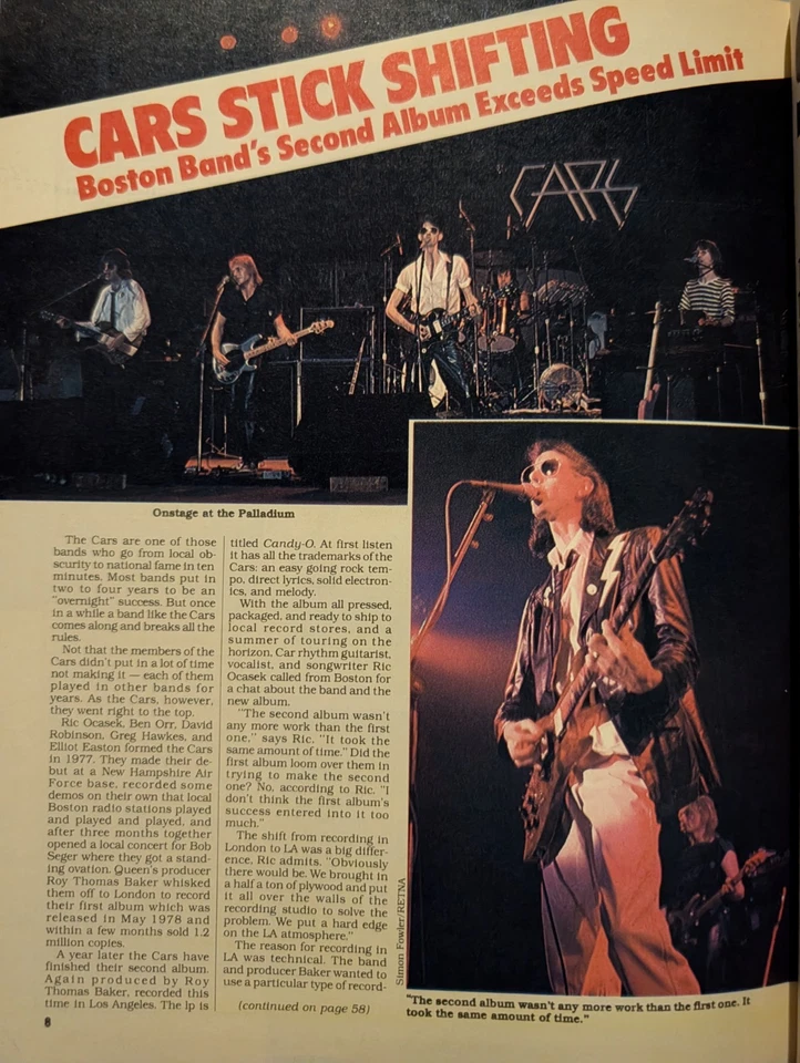 Hit Parader Magazine November 1979 KISS, Cars, Bowie, Cheap Trick, Journey, Who - Image 4 of 4