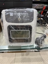 Great Time Clocking Systems CS-30 Electronic Time Card Punch Clock  Recorder 