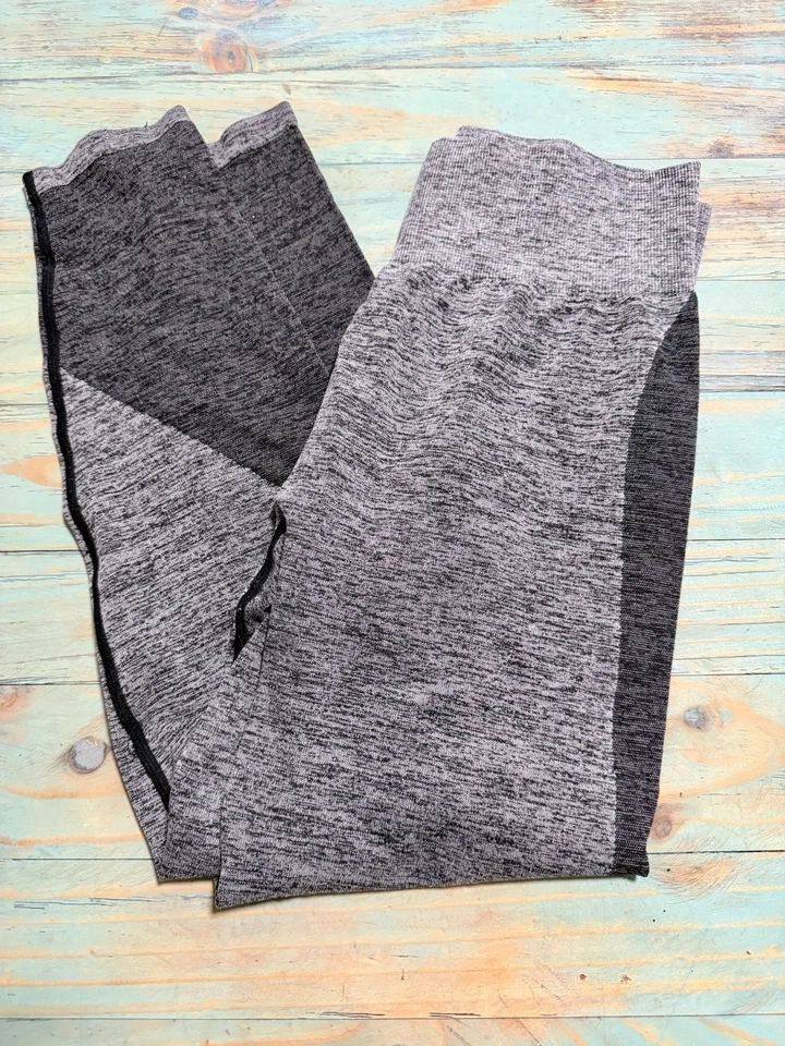 Victoria’s Secret Leggings Sin Costuras Rosa Jaspeado Gris Mujer’s Grandes 2 Pares Foto 2 de 4