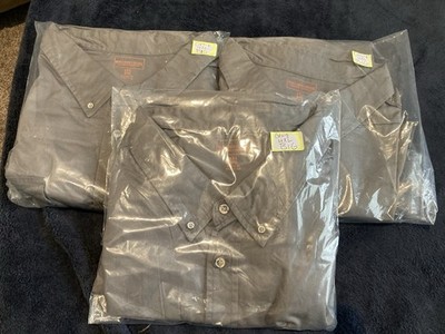 3 Boulder Creek Trading Company Men s 4XL Big Short Sleeve Gray Work Shirts