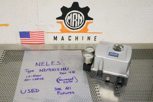 NELES Type ND9103HU Rev. 4.0 Valve Positioner 1-4-8bar 20-115PSI Used See Pics