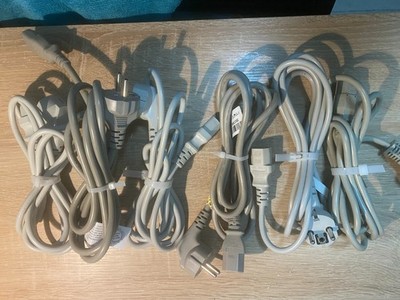Kaltgerätekabel Schuko auf IEC C13   1,5 m   2 m   geprüft & voll funktionsfähig