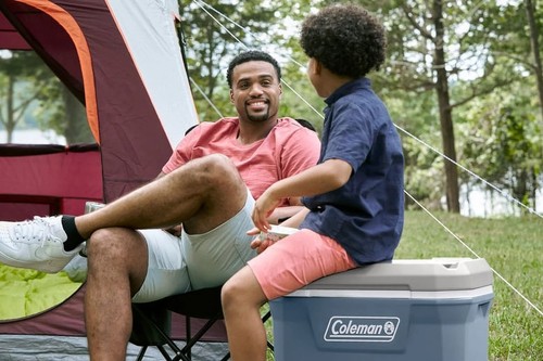 Coleman 316 Series 60QT Hard Chest Wheeled Cooler, Lakeside Blue - Picture 10 of 12