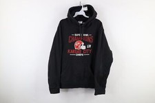 NFL Mens L Distressed Super Bowl LIV Champs Kansas City Chiefs Football Hoodie