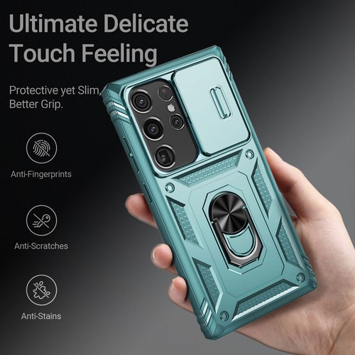 For Samsung S21 Ultra FE Case Kickstand Slide Camera Lens Cover / Accessories - Picture 26 of 36