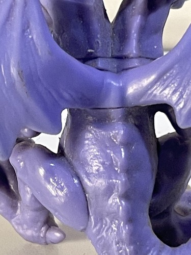 Yu-Gi-Oh - 1996 Two-Headed King Rex Dragon 2" Mini Mattel Figure Purple.03 - Picture 3 of 5