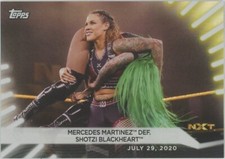 2021 Topps WWE Women's Division Mercedes Martinez Rainbow Foil Parallel #51