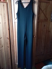 ausgefallen-Jumpsuit+Metallkettenweste-Gr.36-schwarz**TOP Zustand**