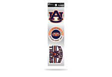 AUBURN TIGERS 3pc RETRO SPIRIT DECALS PREMIUM THROWBACK STICKERS