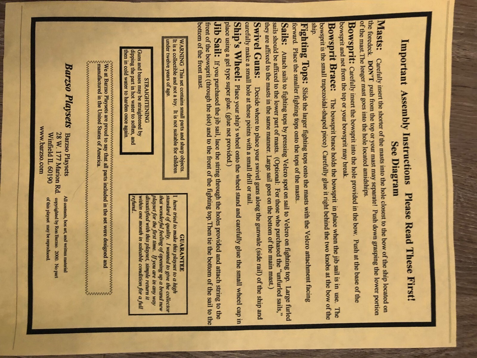 RARE Barzso Pirate ship Playset in box Treasure Island version eBay