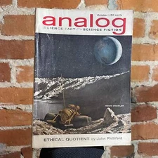 Ethical Quotient - John T. Phillifent - Analog Magazine Oct. 1962 Schoenherr Art