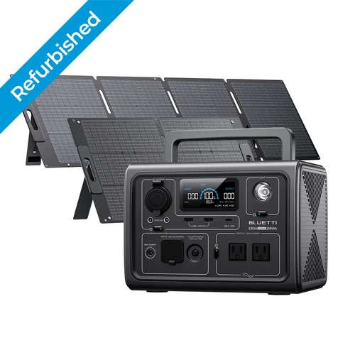 BLUETTI EB3A Power Station+ Optional 100W/200W Solar Panel Kit Solar Generator