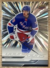 BRENNAN OTHMANN 2024-25 UPPER DECK SERIES 1 OUTBURST YOUNG GUNS SP RC #206