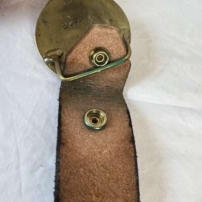 Stephen Burr handmade solid brass MCM 70’s modern artist vintage belt buckle Stephen Burr Flowers Handmade Solid Brass MCM 70s Modern  main image 4