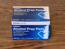 CVS Health #297584 Alcohol Prep Pads - Box Of 100