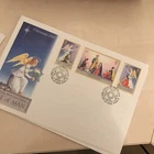 Isle Of Man First Day Cover 1997 Christmas Douglas Pmk Unaddressed  FDC