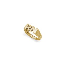 9ct Gold Hallmarked Personalised Handmade Ladies Initial Ring - ANY 2/3 LETTERS