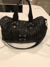 Treesje Large Leather Handbag Crossbody