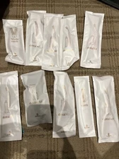 EMIRATES AIRLINES FIRST CLASS DENTAL KITS, COMBS, SHAVING KIT, BRUSH ALL SEALED