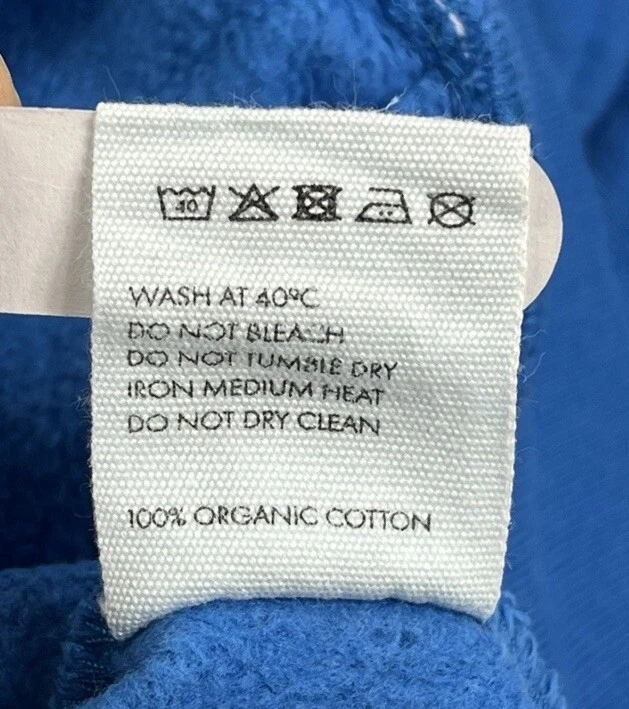 FELPA CON CAPPUCCIO JACQUEMUS BLU STAMPA LOGO BOXY FIT TAGLIA: M