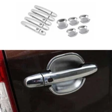 Chrome Outside Side Door Handle Bowl Cover Trim 15PCS New For Toyota RAV4 09-12