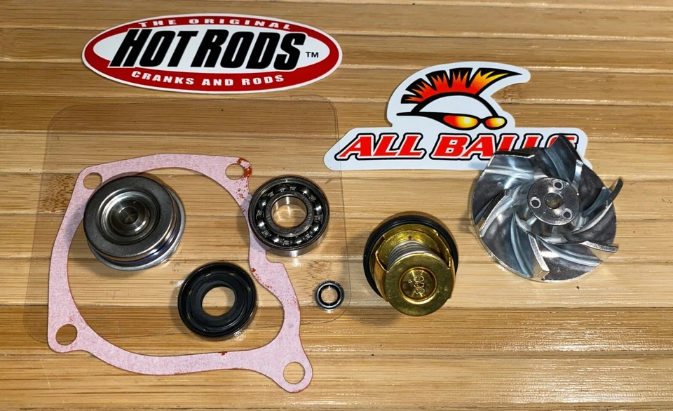 1996-14 Polaris SPORTSMAN 500 WATER PUMP Rebuild KIT + Alum.Impeller +Thermostat - Image 3 of 4
