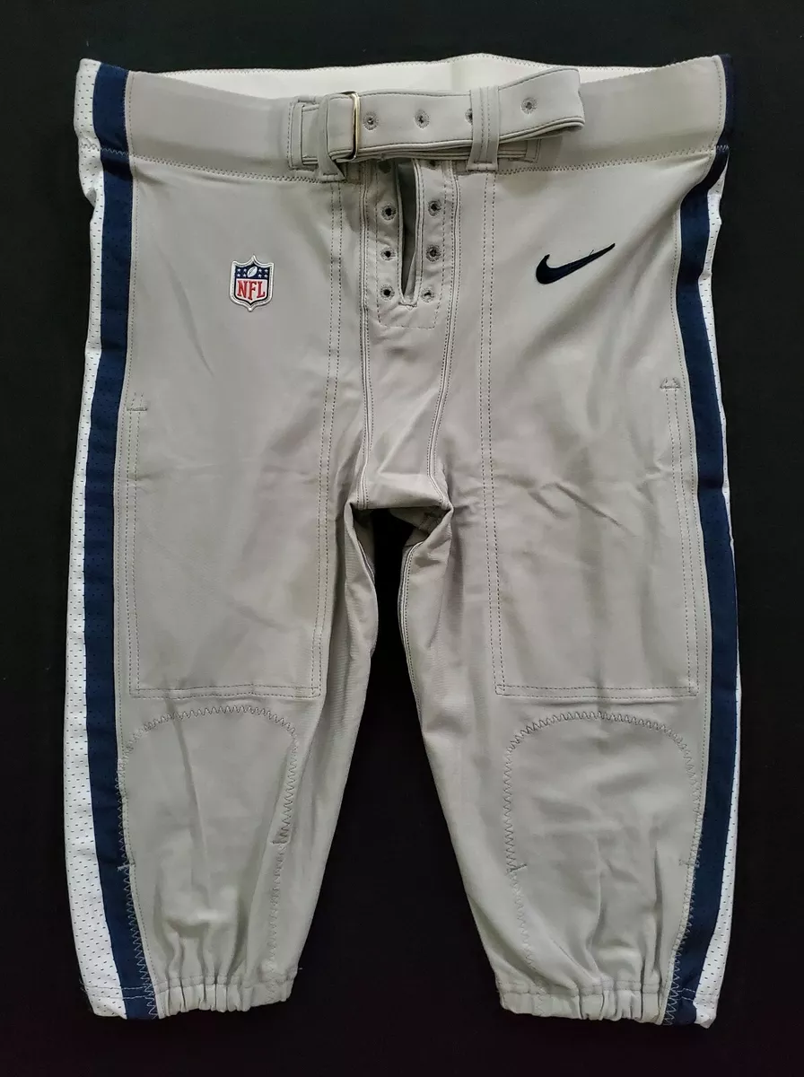 Dallas Cowboys NFL Locker Room Player Issued Silver Football Pants - Size 46