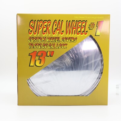 Braith Super Cal Look 13 Zoll Felgendeckel Silber BX-451