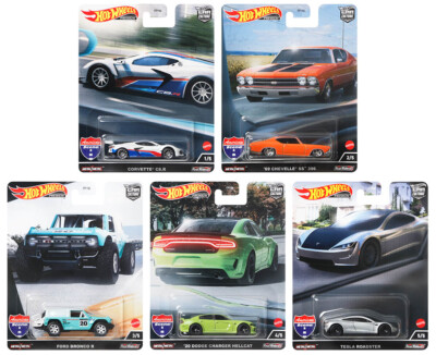 American Scene Set 2022 Car Culture 5 Modellautos 1:64 Hot Wheels FPY86 - 978J