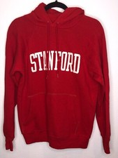 Woven Vintage Stanford Sweatshirt Excellent Condition Red With White Letters