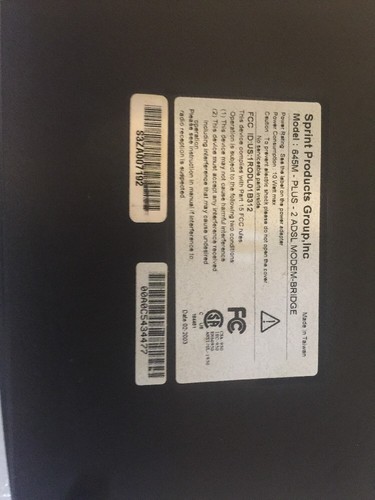 Sprint SP-645M-A1, ADSL MODEM - Picture 3 of 5