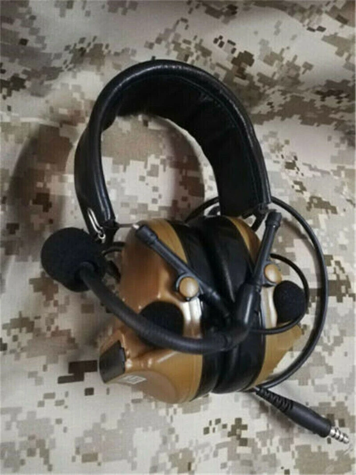 PELTOR Comtac-III C3 Headset Noise Reduction Tactical Headphones Call props - Image 2 of 4