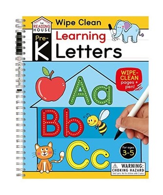 Learning Letters [Pre-K Wipe Clean Workbook]: Preschool Wipe Clean Activity Work