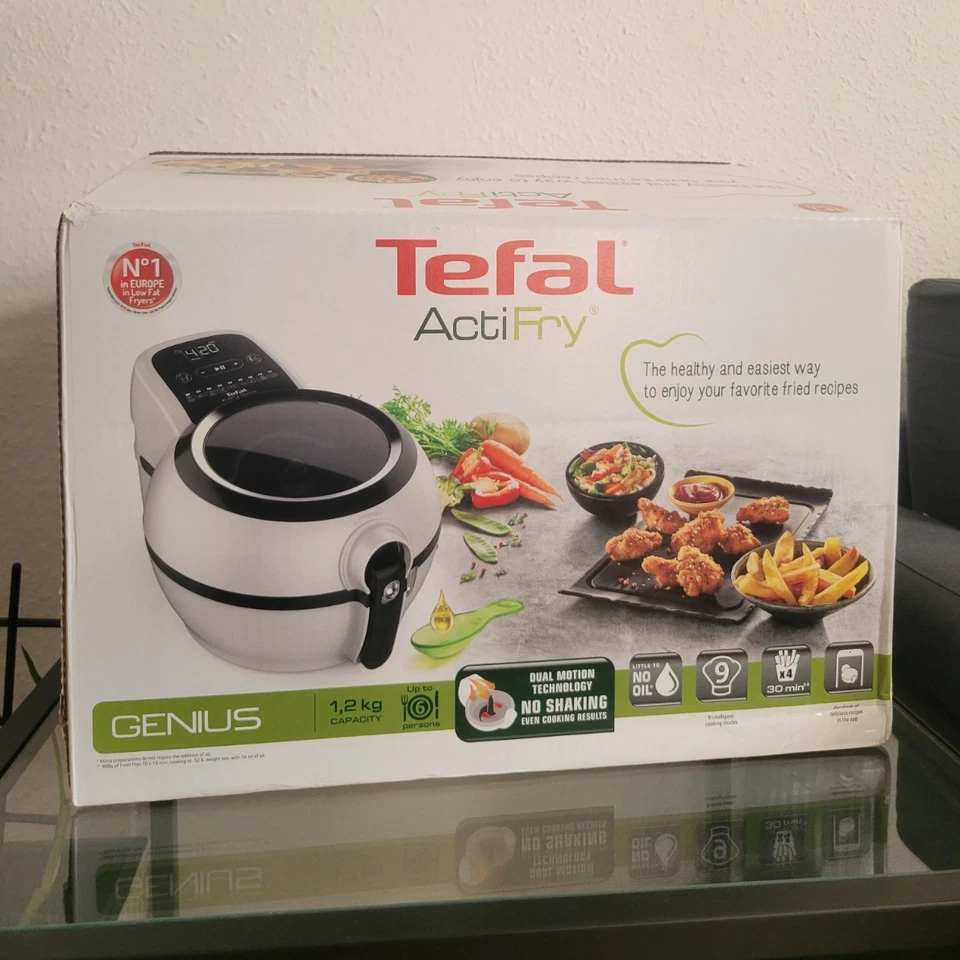 Tefal ActiFry Genius Heißluftfriteuse 1500 W 9 Programme weiß - Bild 1 von 4