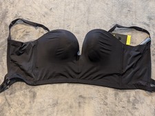 Wonderbra Women’s Ultimate Backless Push Up  Bra Black UK 38C New