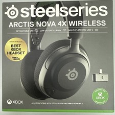 SteelSeries Arctis Nova 4X Wireless Over-the-Head Headphones