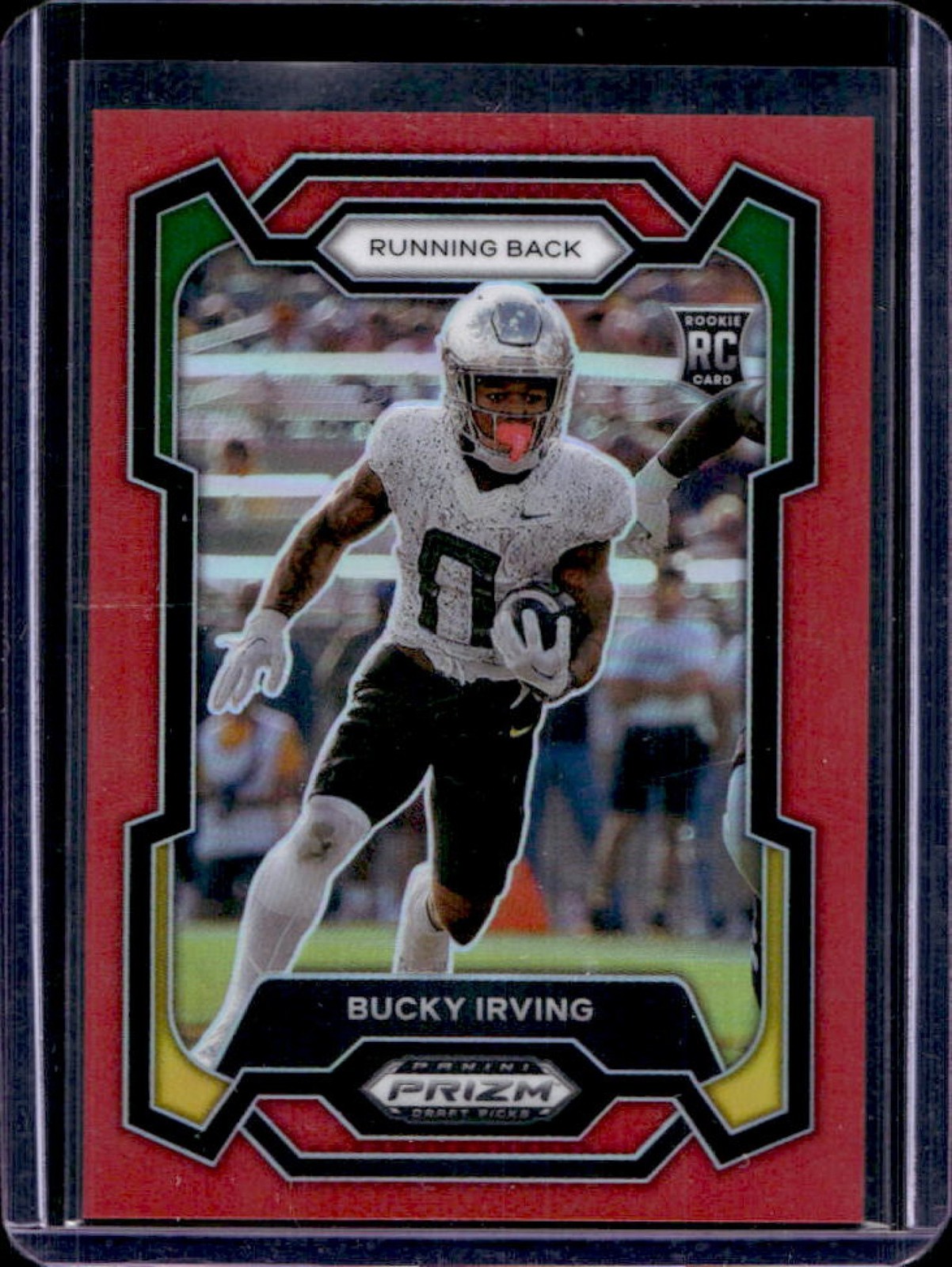 2024 Prizm Draft Picks Bucky Irving RC Red #198/299 Ducks