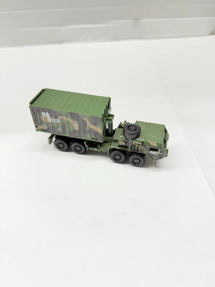 Camión cisterna Matchbox Oshkosh HEMTT A4 militar verde camuflaje 2010 piezas móviles Foto 3 de 4