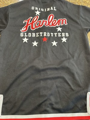 Platinum FUBU Harlem Globetrotters Basketball Warm Up Jacket Size Platinum FUBU Harlem Globetrotters Basketball Warm Up Jacket Size
