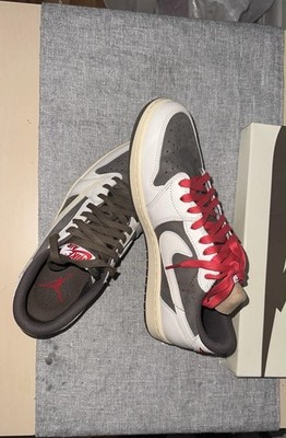 Travis Scott × Air Jordan 1 Retro Low OG TD 'Reverse Mocha'
